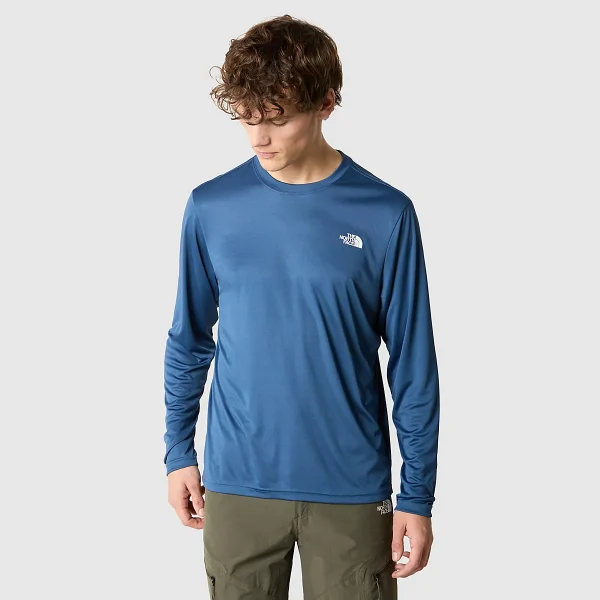 THE NORTH FACE - חולצת טי ארוכה גברים REAXION AMP – TA2UADHDC – shady-blue – 1