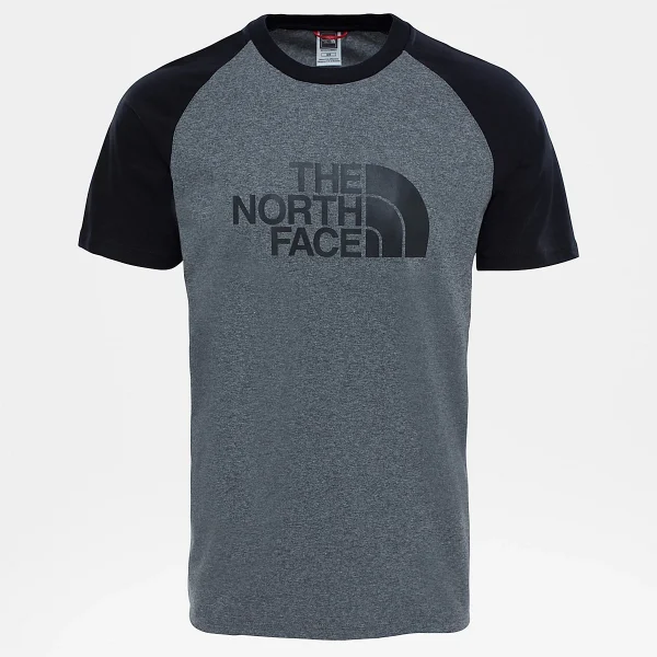 THE NORTH FACE - חולצת טי קצרה גברים RAGLAN EASY – T937FVJBV – tnf-medium-grey-heather-std – 1