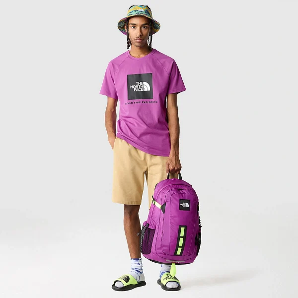 THE NORTH FACE - חולצת טי קצרה גברים RAGLAN REDBOX – TA3BQOLV1 – purple-cactus-flower – 1