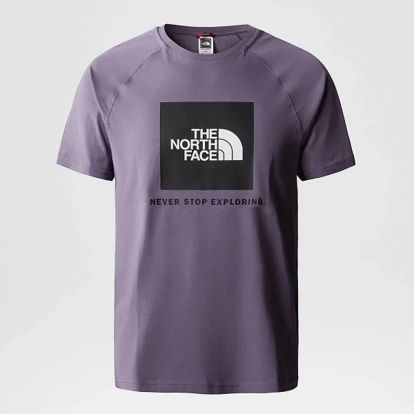 THE NORTH FACE - חולצת טי קצרה גברים RAGLAN REDBOX – TA3BQON14 – lunar-slate – 1