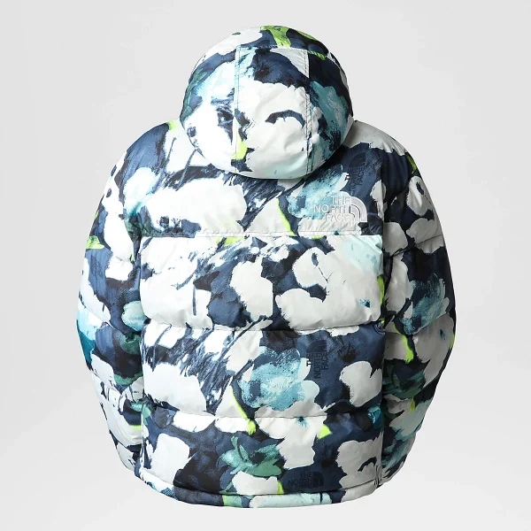 THE NORTH FACE - מעיל פוך נשים 1996 RETRO NUPTSE – TA3XEOIAW – summit-navy-abstract-floral-print – 1