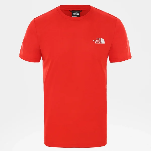 THE NORTH FACE - חולצת טי קצרה מנדפת גברים REAXION RED BOX – TA4CDW15Q – fiery-red – 1