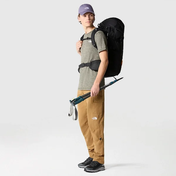 THE NORTH FACE - חולצת טי קצרה גברים LIGHTNING – TA556OJNV – new-taupe-green-white-heather – 1