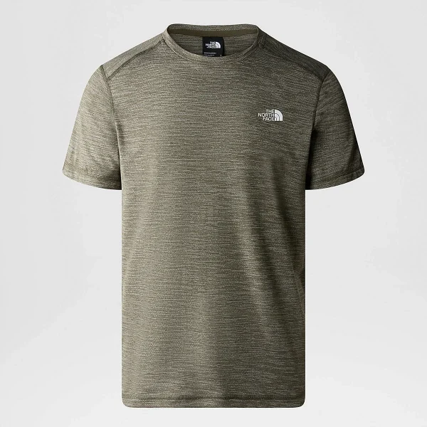 THE NORTH FACE - חולצת טי קצרה גברים LIGHTNING – TA556OJNV – new-taupe-green-white-heather – 8