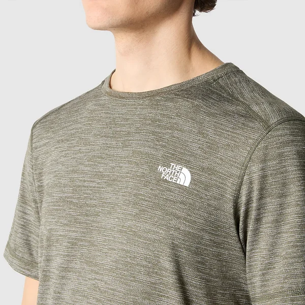 THE NORTH FACE - חולצת טי קצרה גברים LIGHTNING – TA556OJNV – new-taupe-green-white-heather – 6