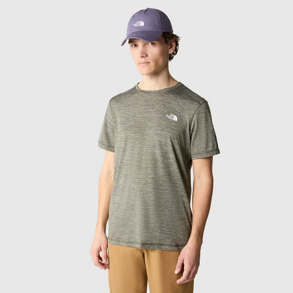 THE NORTH FACE - חולצת טי קצרה גברים LIGHTNING – TA556OJNV – new-taupe-green-white-heather – 1