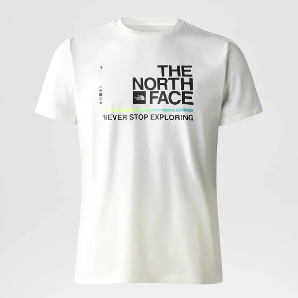 THE NORTH FACE - חולצת טי קצרה גברים FOUNDATION GRAPHIC – TA55EFQ4C – gardenia-white-tnf-black – 4