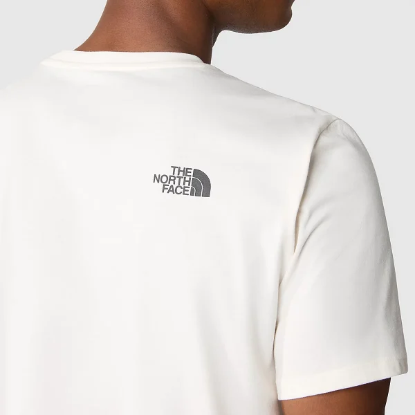 THE NORTH FACE - חולצת טי קצרה גברים FOUNDATION GRAPHIC – TA55EFQ4C – gardenia-white-tnf-black – 3