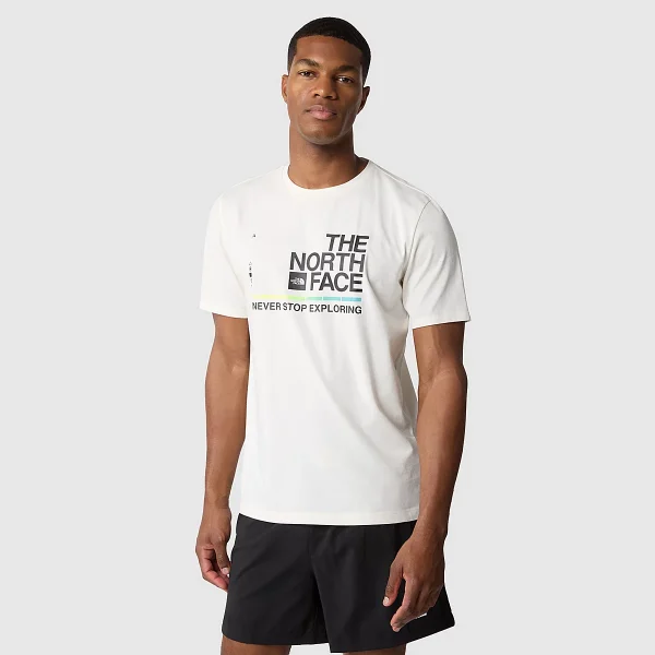 THE NORTH FACE - חולצת טי קצרה גברים FOUNDATION GRAPHIC – TA55EFQ4C – gardenia-white-tnf-black – 1