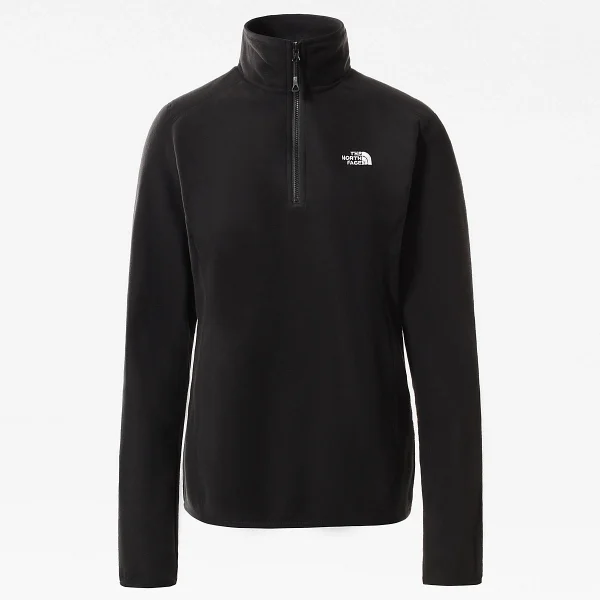 THE NORTH FACE - חולצת פליס נשים 1/4 רוכסן 100 GLACIER – TA5IHNJK3 – tnf-black – 5