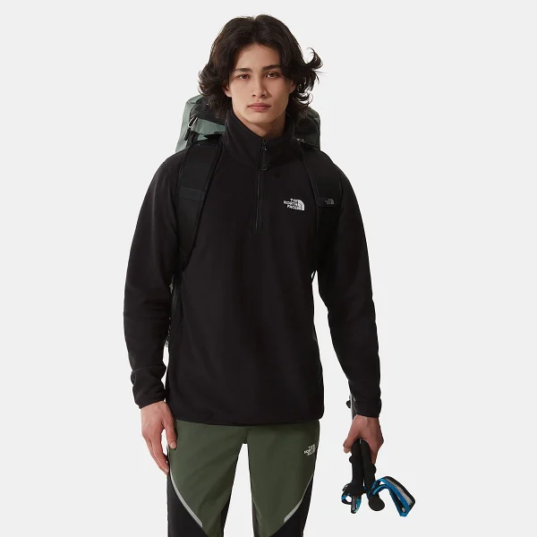 THE NORTH FACE - פליס גברים 1/4 רוכסן GLACIER – TA5IHPJK3 – tnf-black – 5