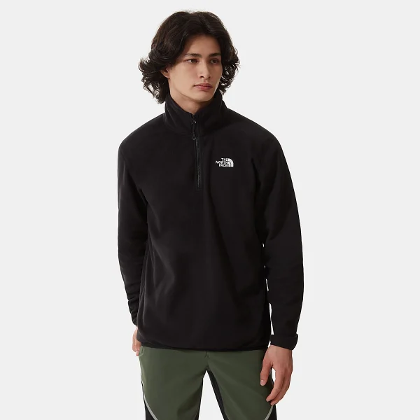 THE NORTH FACE - פליס גברים 1/4 רוכסן GLACIER – TA5IHPJK3 – tnf-black – 1