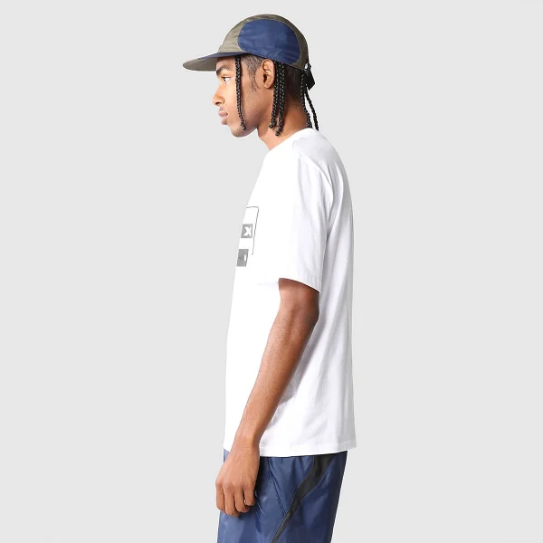 THE NORTH FACE - חולצת טי קצרה גברים BCOORDINATES – TA7UOHLA9 – tnf-white-tnf-black – 3