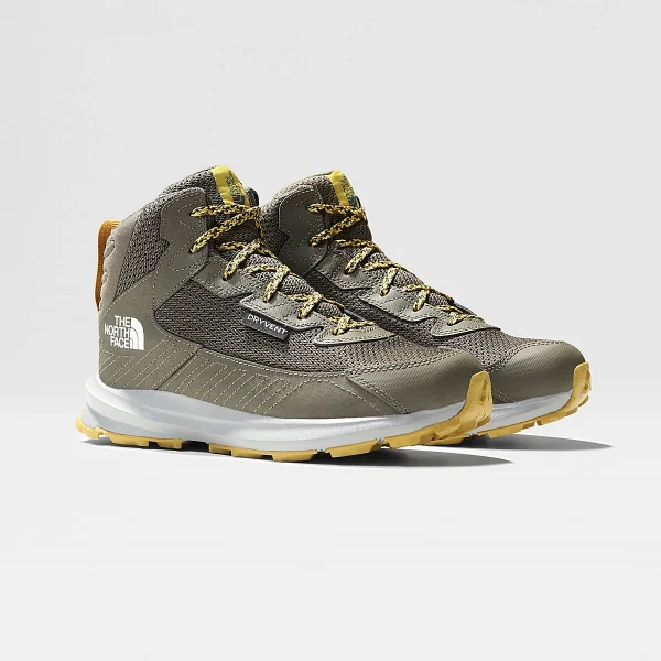 THE NORTH FACE - נעלי הרים עמידות במים נוער MID FASTPACK – TA7W5V9Y3 – new-taupe-green-mineral-gold – 5