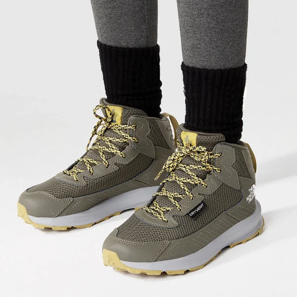 THE NORTH FACE - נעלי הרים עמידות במים נוער MID FASTPACK – TA7W5V9Y3 – new-taupe-green-mineral-gold – 6