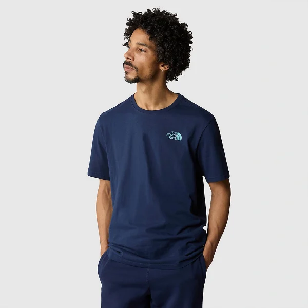 THE NORTH FACE - חולצת טי קצרה גברים REDBOX CELEBRATION – TA7X1KIWV – summit-navy-reef-waters – 1