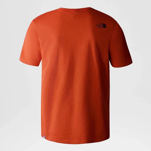 THE NORTH FACE - חולצת טי קצרה גברים MOUNTAIN LINE – TA7X1NIWR – rusted-bronze-led-yellow – 4