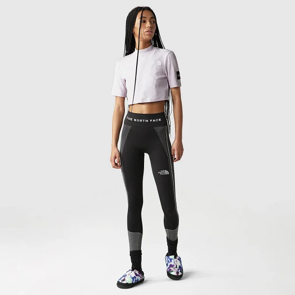 THE NORTH FACE - טופ נשים GARTHA RIBBED – TA7X3A6S1 – lavender-fog – 1