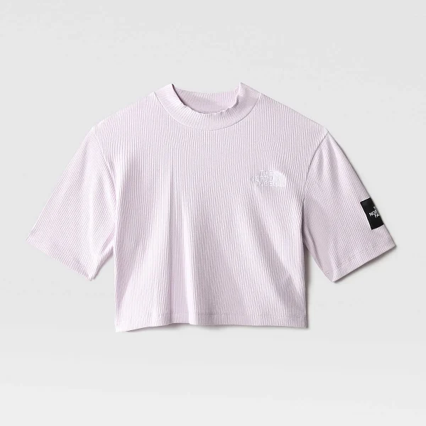 THE NORTH FACE - טופ נשים GARTHA RIBBED – TA7X3A6S1 – lavender-fog – 6