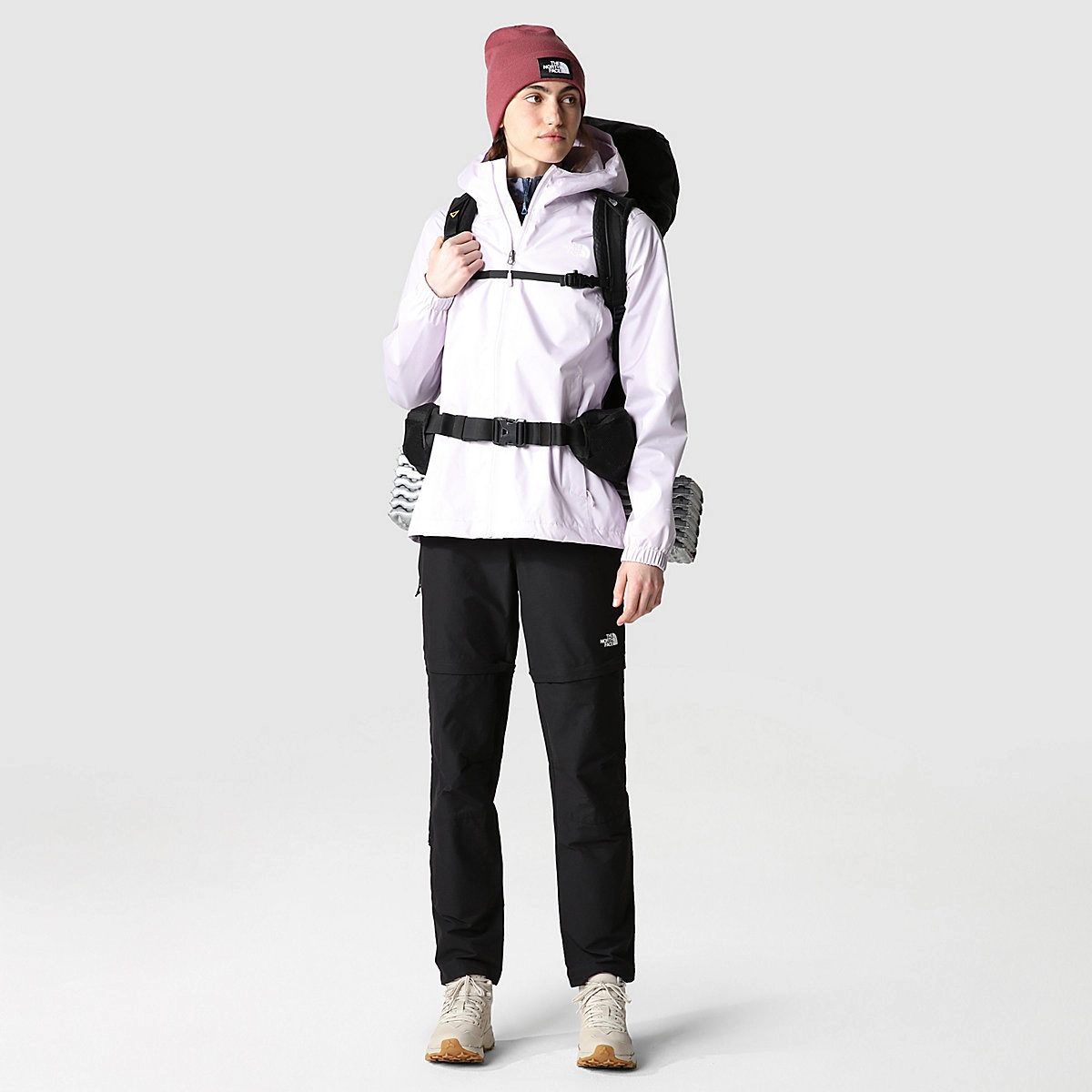 THE NORTH FACE - מכנסיים מתקצרים נשים EXPLORATION CONV REG STRAIGHT – TA7Z97JK3 – tnf-black – 1