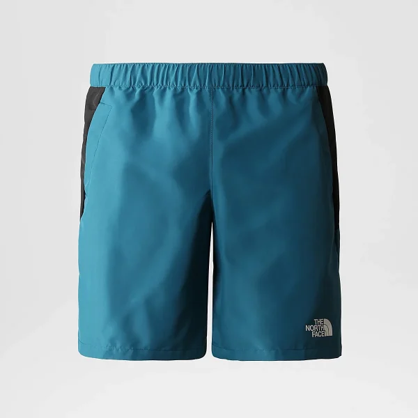 THE NORTH FACE - מכנסיים קצרים גברים MOUNTAIN ATHLETICS WOVEN – TA7ZAPES3 – blue-coral-tnf-black – 1