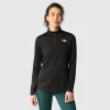 THE NORTH FACE - חולצת פליס נשים 1/4 רוכסן FLEX – TA7ZB6JK3 – tnf-black – 1