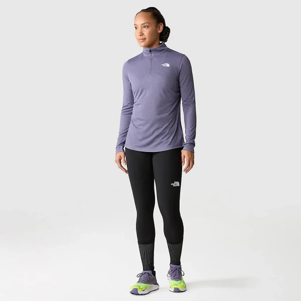 THE NORTH FACE - חולצת פליס נשים 1/4 רוכסן FLEX – TA7ZB6N5D – lunar-slate-dark-heather – 1