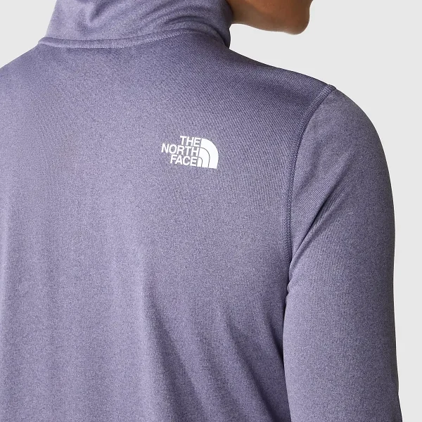 THE NORTH FACE - חולצת פליס נשים 1/4 רוכסן FLEX – TA7ZB6N5D – lunar-slate-dark-heather – 4
