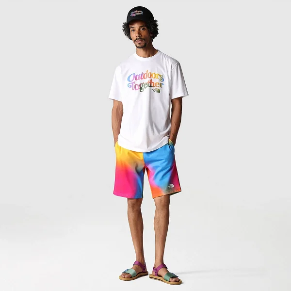 THE NORTH FACE - חולצת טי קצרה גברים PRIDE – TA811VA69 – tnf-white-ombre-graphic – 1