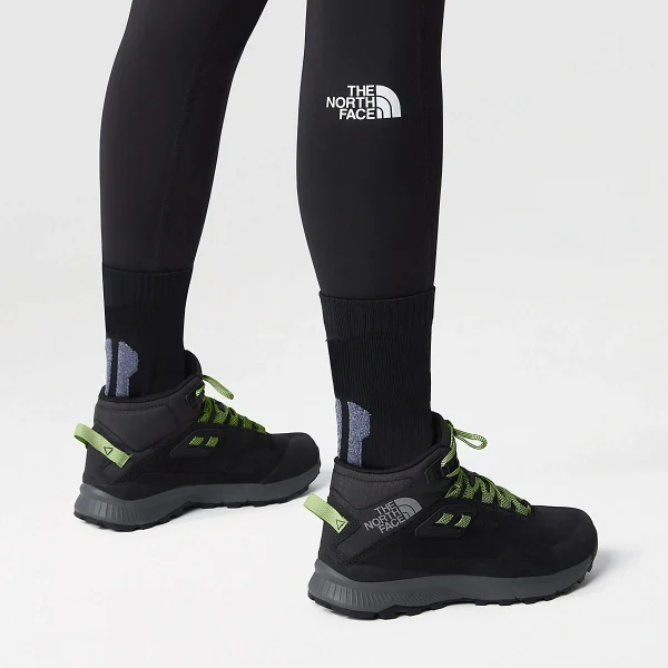 THE NORTH FACE - נעלי נשים  CRAGSTONE LEATHER MID WP – TA818INY7 – tnf-black-vanadis-grey – 7