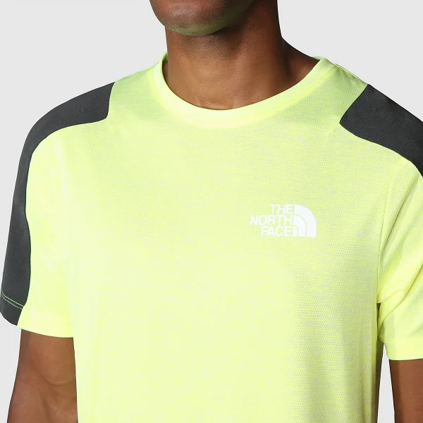 THE NORTH FACE - חולצת טי קצרה גברים MOUNTAIN ATHLETICS – TA823VIMM – led-yellow-white-heather-asphalt-grey – 5