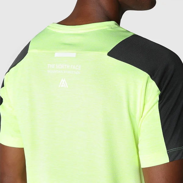 THE NORTH FACE - חולצת טי קצרה גברים MOUNTAIN ATHLETICS – TA823VIMM – led-yellow-white-heather-asphalt-grey – 6