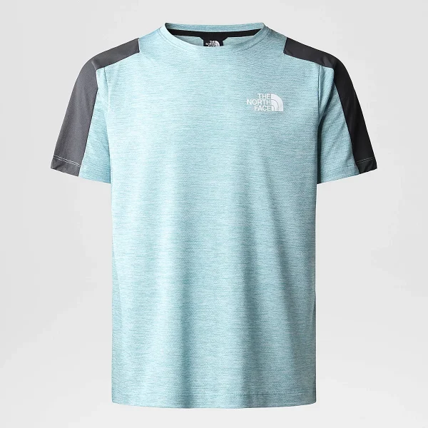 THE NORTH FACE - חולצת טי קצרה גברים MOUNTAIN ATHLETICS – TA823VIWM – reef-waters-white-heather-asphalt-grey – 5