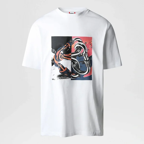 THE NORTH FACE - חולצת טי קצרה גברים GRAPHIC – TA823YFN4 – tnf-white – 2