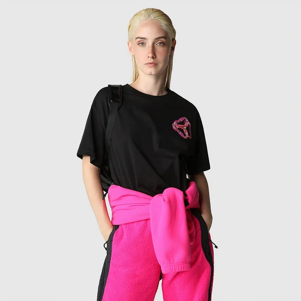 THE NORTH FACE - חולצת טי קצרה נשים GRAPHIC CROPPED – TA823ZJK3 – tnf-black – 1