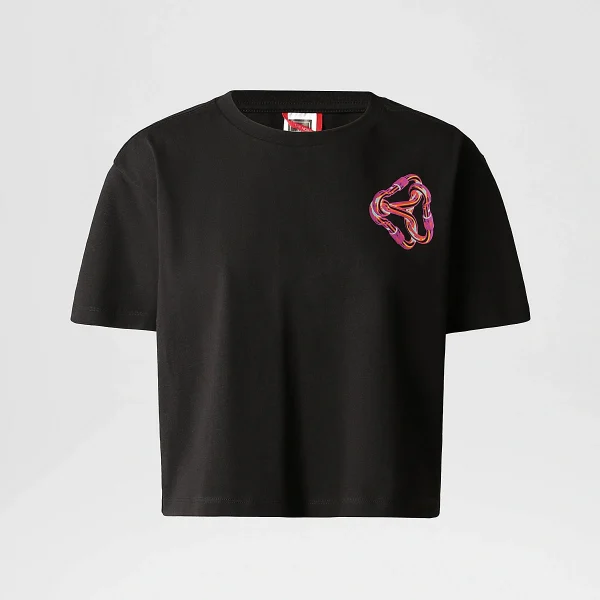 THE NORTH FACE - חולצת טי קצרה נשים GRAPHIC CROPPED – TA823ZJK3 – tnf-black – 8