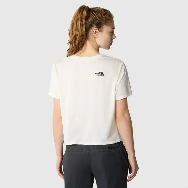 THE NORTH FACE - חולצת טי קצרה נשים CIRCULAR CROPPED – TA824IP4K – gardenia-white-gardenia-white – 2