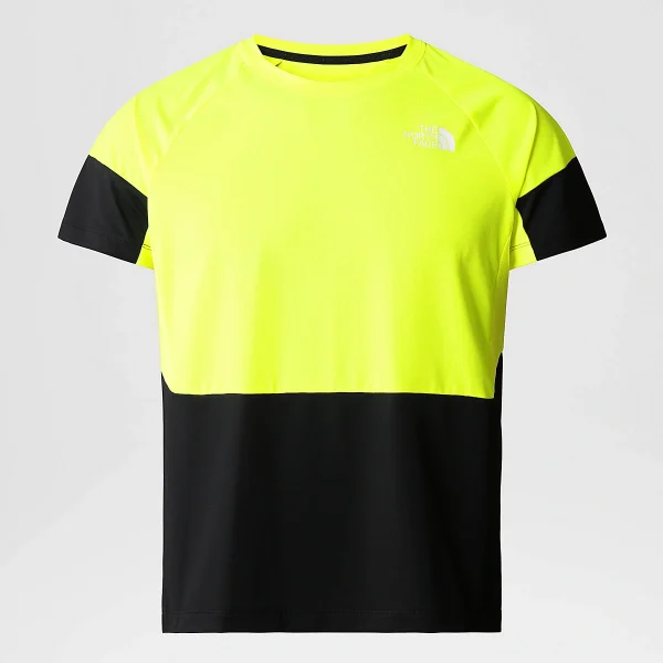 THE NORTH FACE - חולצת טי קצרה גברים BOLT TECH – TA825GFM9 – led-yellow-tnf-black – 2