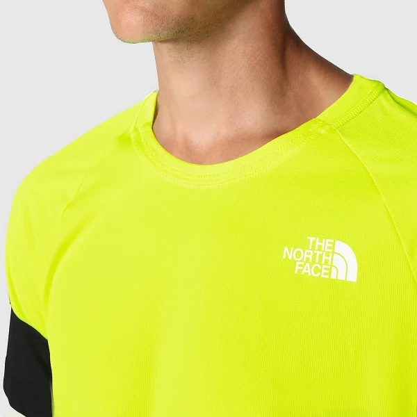 THE NORTH FACE - חולצת טי קצרה גברים BOLT TECH – TA825GFM9 – led-yellow-tnf-black – 5