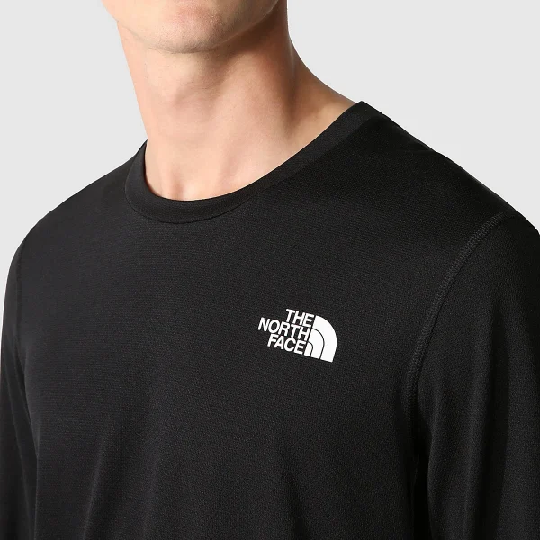 THE NORTH FACE - חולצת טי ארוכה גברים LIGHTBRIGHT – TA825QKX7 – tnf-black-tnf-black – 4