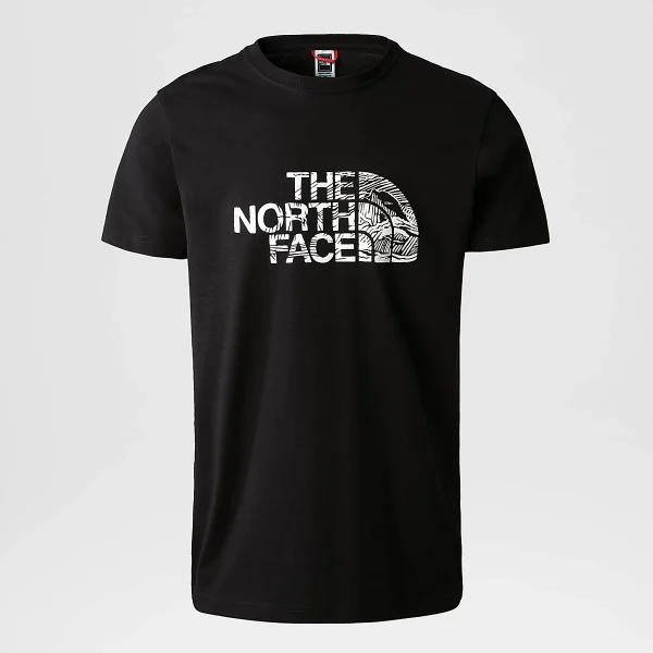 THE NORTH FACE - חולצת טי קצרה גברים WOODCUT DOME – TA827HJK3 – tnf-black – 1