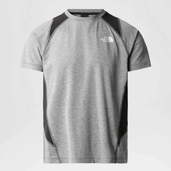 THE NORTH FACE - חולצת טי קצרה גברים GLACIER – TA82GD5R1 – asphalt-grey-white-heather-tnf-black – 7