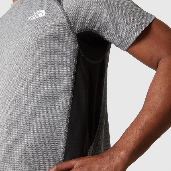 THE NORTH FACE - חולצת טי קצרה גברים GLACIER – TA82GD5R1 – asphalt-grey-white-heather-tnf-black – 6