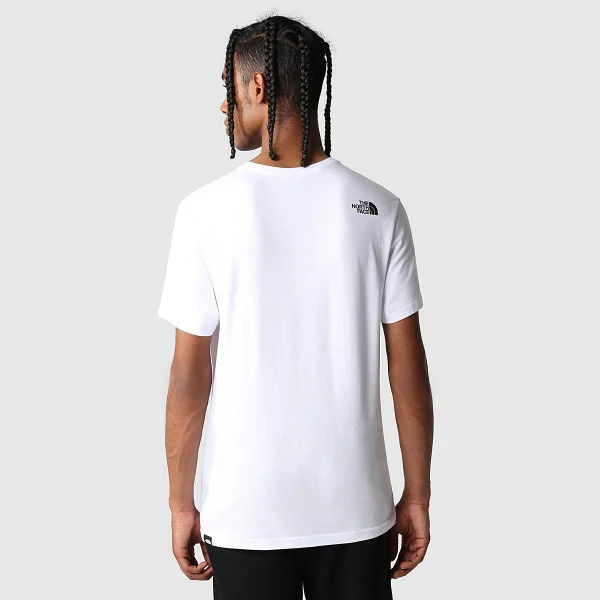 THE NORTH FACE - חולצת טי קצרה גברים FINE T – T0CEQ5LA9 – tnf-white-tnf-black – 2