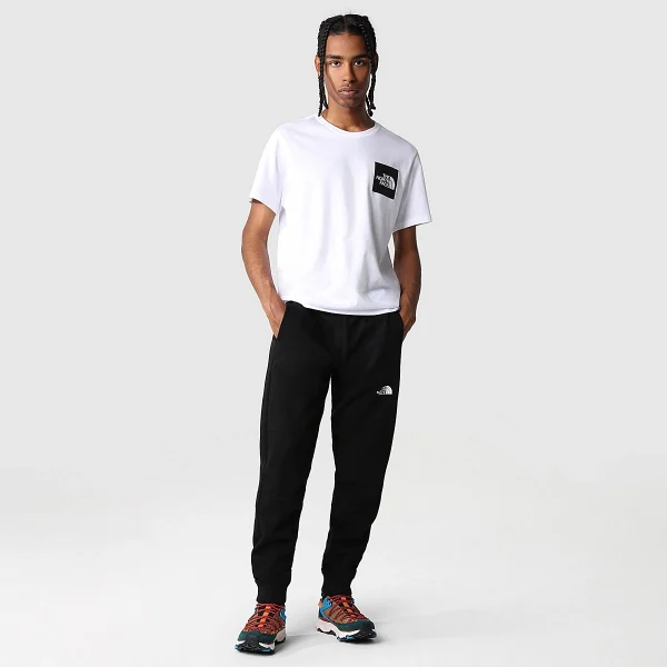 THE NORTH FACE - חולצת טי קצרה גברים FINE T – T0CEQ5LA9 – tnf-white-tnf-black – 4