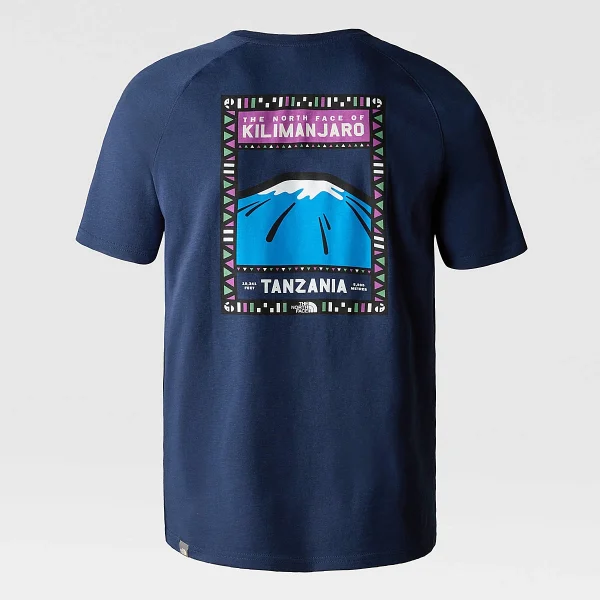 THE NORTH FACE - חולצת טי קצרה גברים NORTH FACES – T0CEQ8H6O – summit-navy-purple-cactus-flower – 6