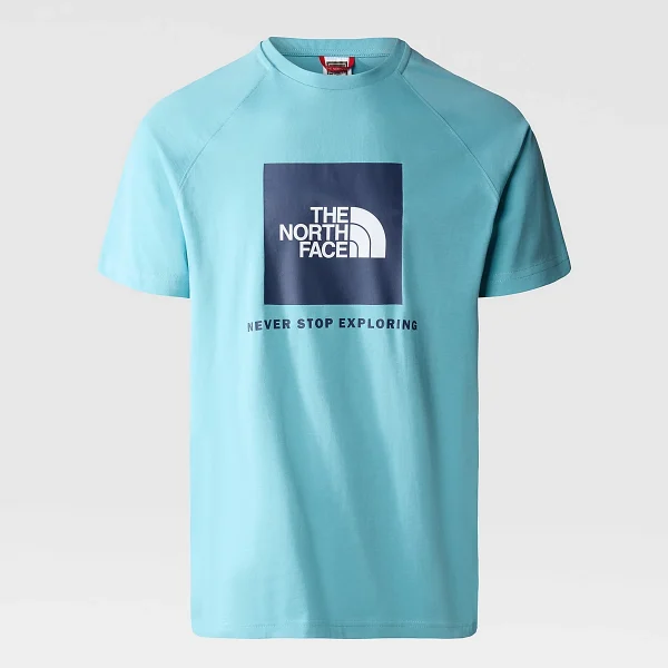 THE NORTH FACE - חולצת טי קצרה גברים RAGLAN REDBOX – TA3BQOIWO – reef-waters-summit-navy – 6