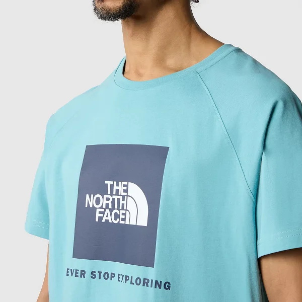 THE NORTH FACE - חולצת טי קצרה גברים RAGLAN REDBOX – TA3BQOIWO – reef-waters-summit-navy – 5