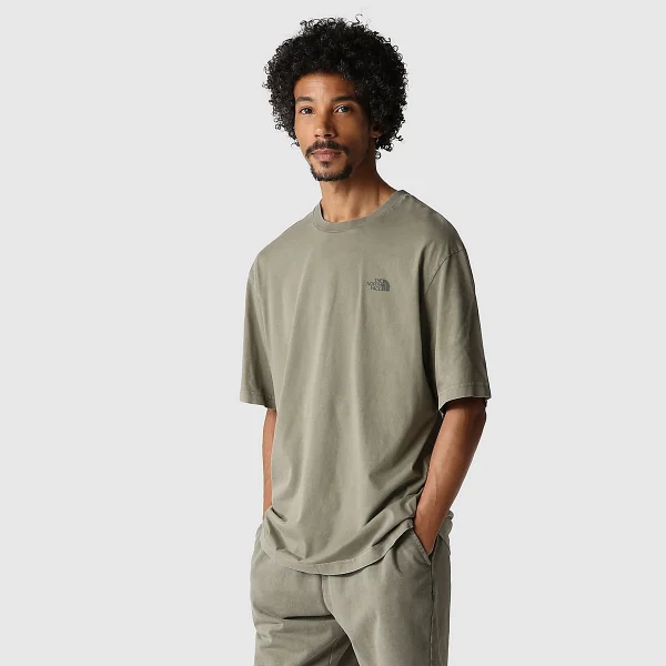 THE NORTH FACE - חולצת טי קצרה גברים HERITAGE DYE – TA826Q21L – new-taupe-green – 1