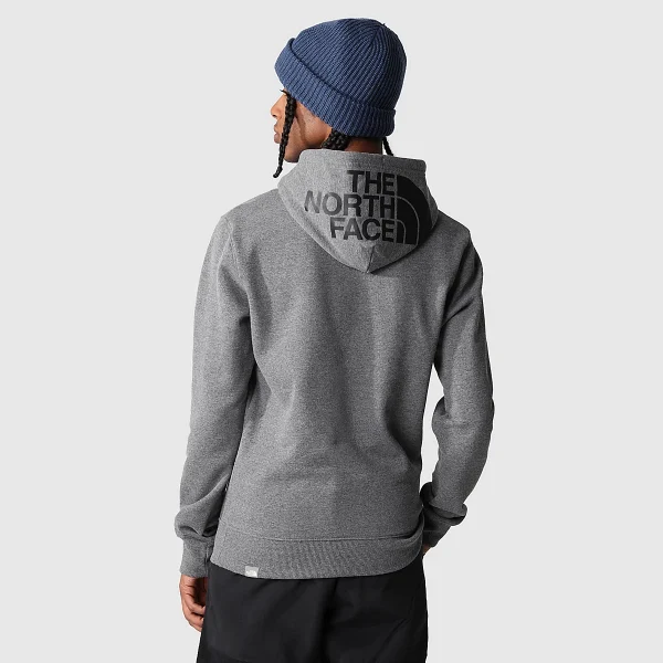 THE NORTH FACE - סווטשירט קפוצ'ון גברים SEASONAL DREW PEAK – T92TUVGVD – tnf-medium-grey-heather-tnf-black – 1